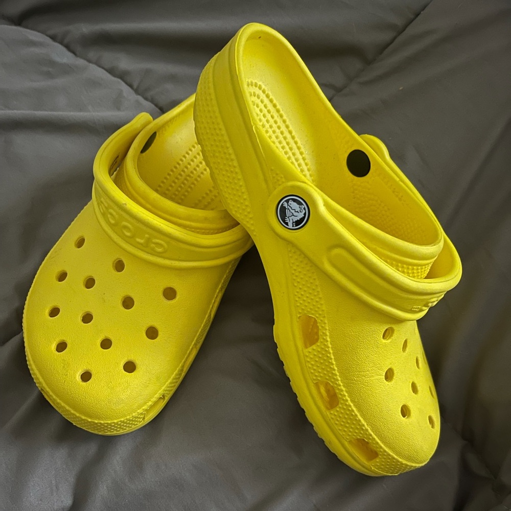 Yellow CROCS